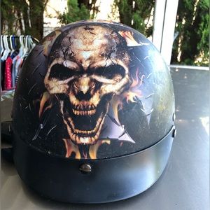 Outlaw DOT Motorcycle Helmet